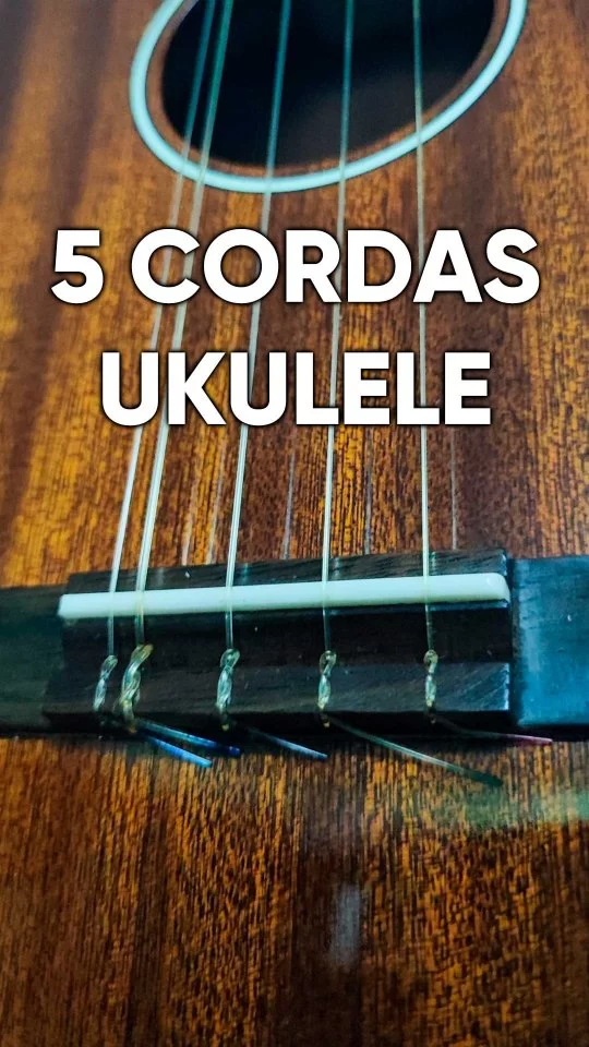 Resultado da ajeitada no ukulele de 5 cordas e um cadim de história ☺️